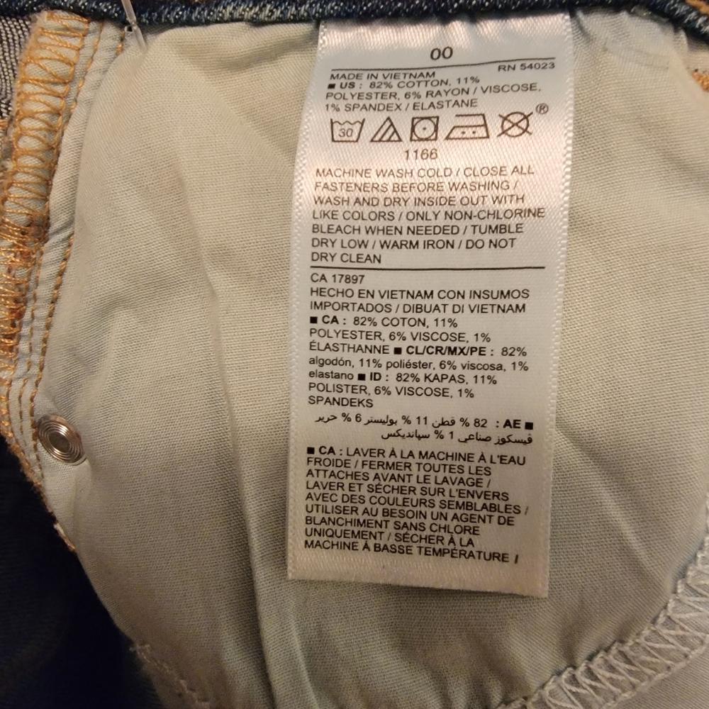 Blue Old Navy Women's High Rise Rockstar Super Skinny Jeans  - Picture 6 of 6